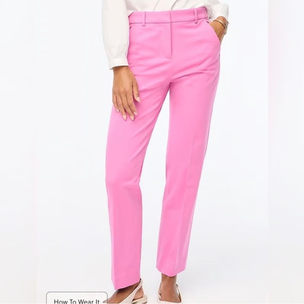 J. Crew Cotton Pink Women's Chinos Pants